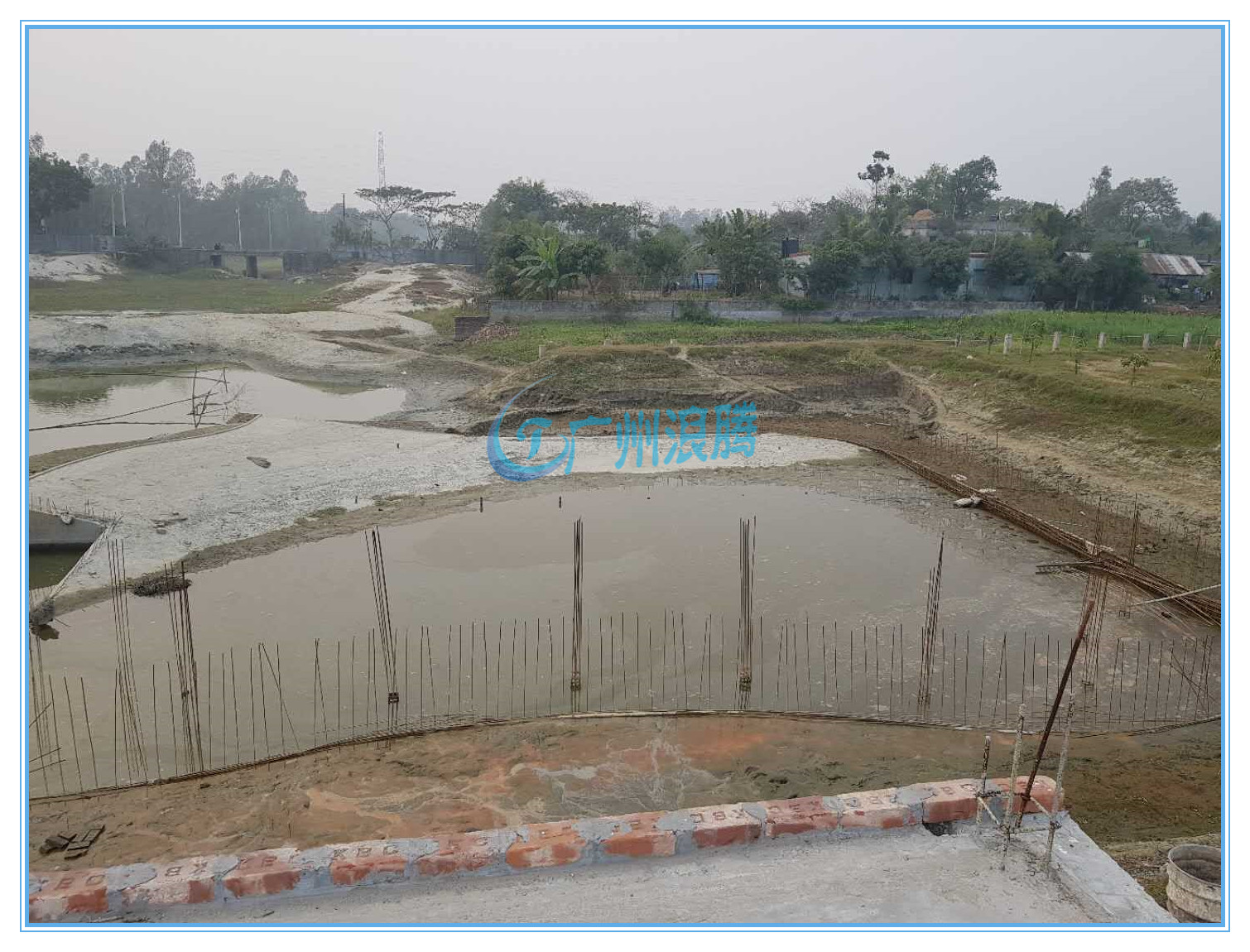 印度孟加拉施工現場