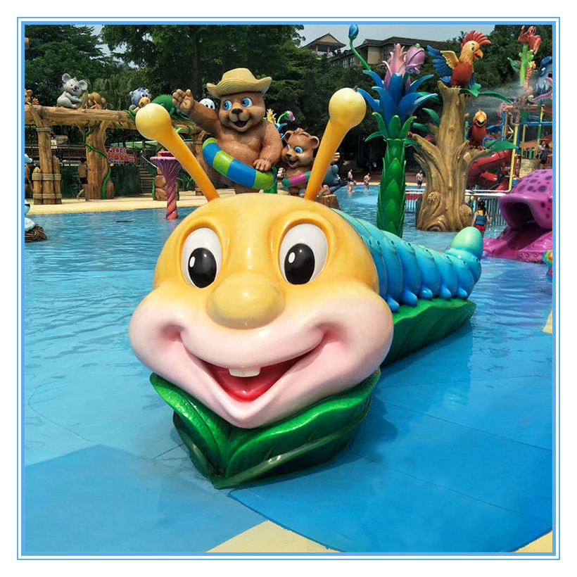 兒童水上樂園設備-毛毛蟲滑梯 兒童水上樂園設備-毛毛蟲滑梯